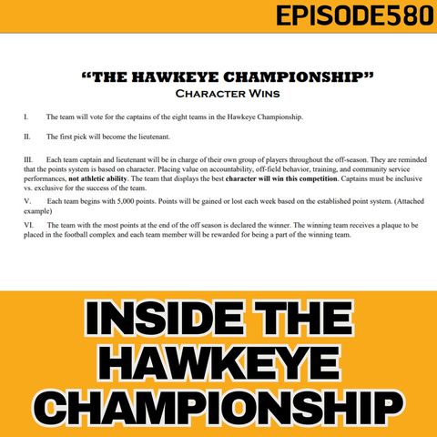 The Hawkeye Championship: Inside Iowa Football's Off Season Competition | WUW 580