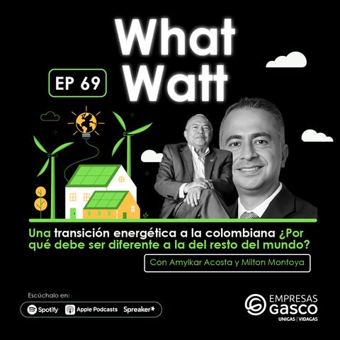 Ep 69. Una transición energética a la colombiana ¿Por qué debe ser diferente a la del resto del mundo? Con Amylkar Acosta y Milton Montoya