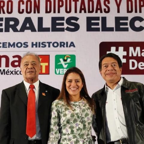 Refrendan Morena, PT y Verde apoyo a López Obrador