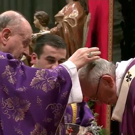 Bendición Final - Papa Francisco - Miercoles de Ceniza