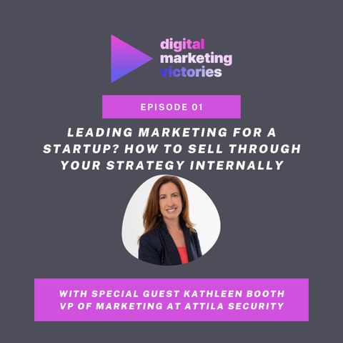 Ep 1: How to Sell Through Your Strategy Internally – Interview with Kathleen Booth