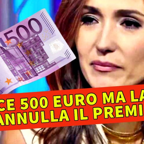 Vince 500 Euro Ma La Rai Annulla Il Premio: La Gaffe di Caterina Balivo!