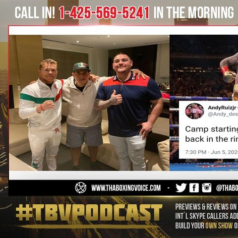 ☎️Andy Ruiz Jr. Is He Really With Canelo Team🇲🇽Eddy Reynoso❓ Or 👀Training Himself Again😱