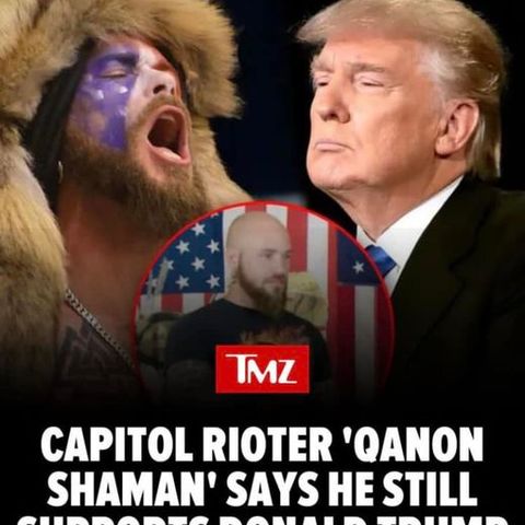 Capitol rioter "Qanon Shaman" Says He Still Supports Trump