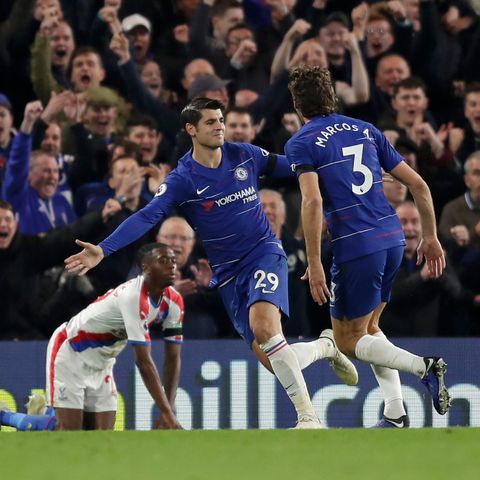 Morata’s double helps unbeaten Chelsea kill off Palace