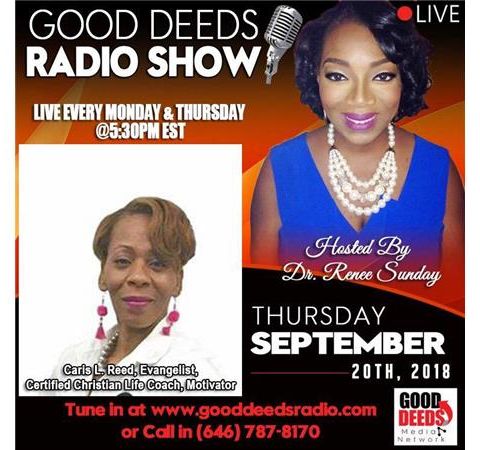 Caris L. Reed, Evangelist, Certified Christian Life Coach, Motivator share on GD