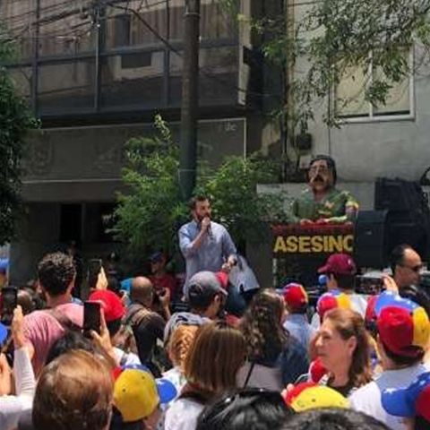 Anuncian venezolanos protestas en la CDMX