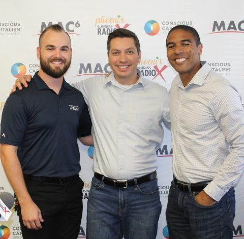 ARIZONA GOOD BUSINESS Evan Norris with Credit Union West and Eric Bailey with Bailey Strategic Innovation Group