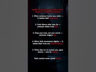 Dark Psychology Tricks That Keep You in Control Without Speaking