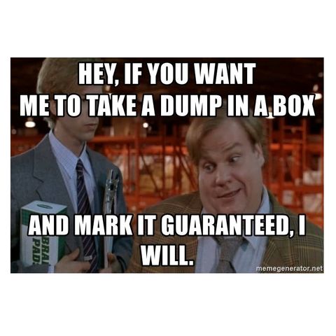 If you Want me to Take a Dump in a Box I Will