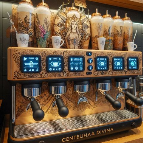"Fábulas da Cafeteria Centelha Divina: A arte de Saborear Café ☕"