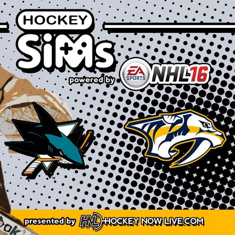 Sharks vs Predators: Game 4 (NHL 16 Hockey Sims)