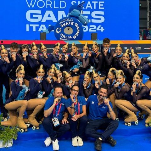 Cristal sfiora il tetto del mondo: vicecampioni ai World Skate Games di Rimini