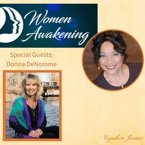 Cynthia with Donna DeNomme, author of 8 Keys to Wholeness and As You Feel, So You Heal