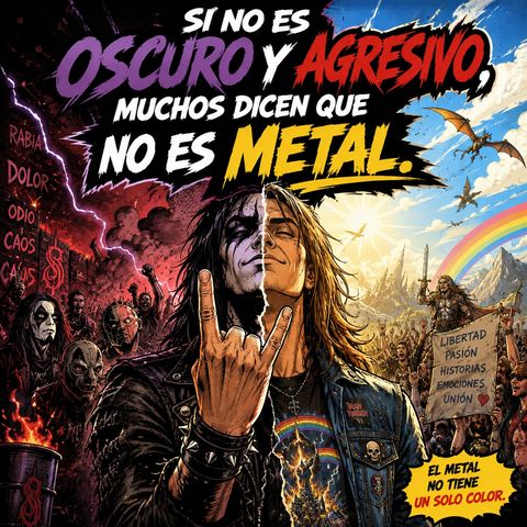Dicen que no es metal sino es MEGA OSCURO Y AGRESIVO