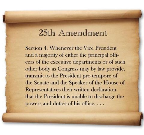 The 25th Amendment and the Unfit President