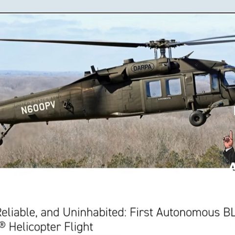 Autonomous & Self Reliant BLACK HAWK HELICOPTER!?!