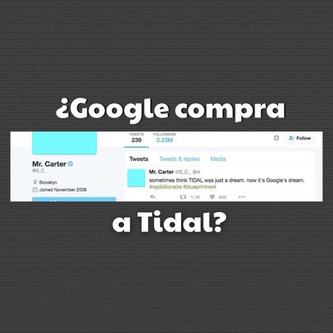 Google comprará hoy a Tidal ⁉️ ¿será broma de 1 de abril?