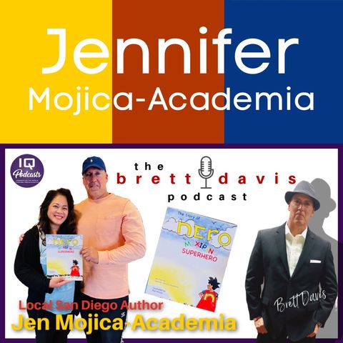 Jennifer Mojica Academia live on the Brett Davis Podcast Ep 295