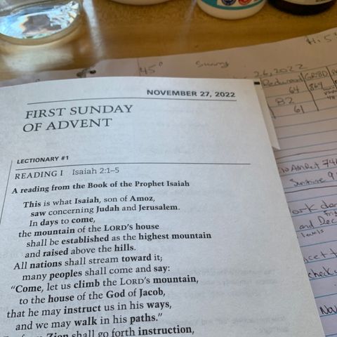 FIRST SUNDAY OF ADVENT PART I