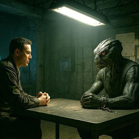 Interrogatorio a un arconte (clase reptil humanoide)