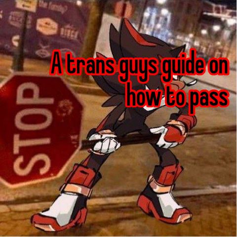 A trans guys guide to passing