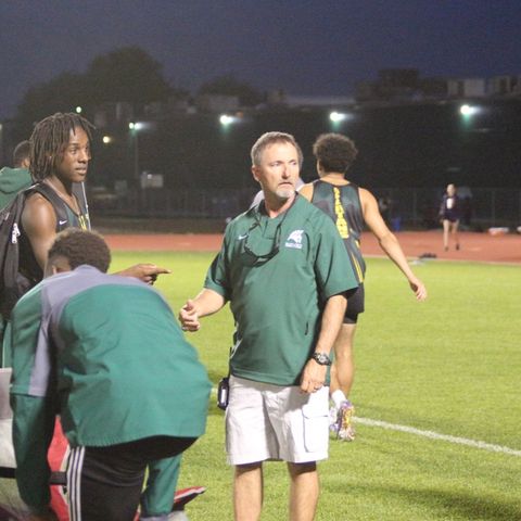 Coach Tony Brillon of the Stratford Spartans Track & Field & Cross Country Teams