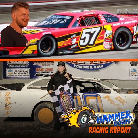 Matt Tifft On Face Kick At Toledo Speedway & Young Sportsman Racer Roman Brown