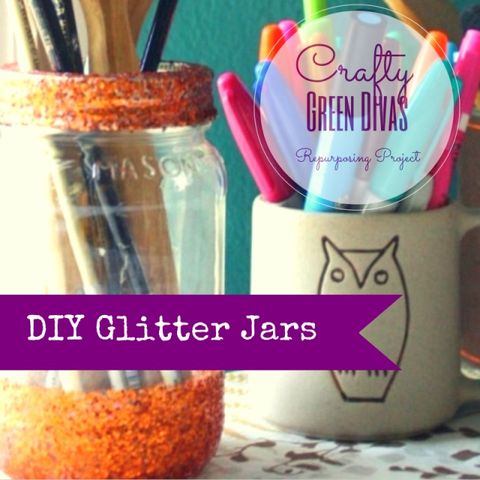 Green Divas DIY: Glitter Jar Fun