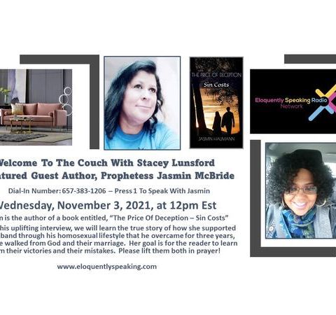 Welcome To The Couch With Featured Guest Author Jasmin McBride