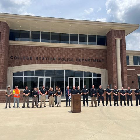Multiple Brazos County agencies come together to remind drivers to not drive under the influence during the holiday weekend