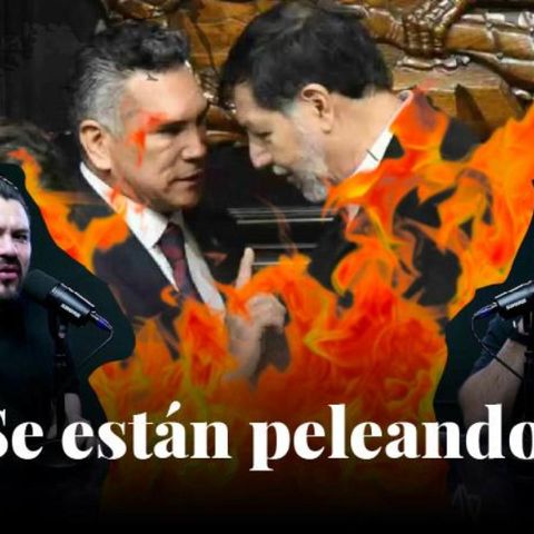 ¡Se están peleando!