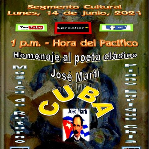 Homenaje al poeta clásico cubano, José Martí * Al piano, Enrique Chía - Cuba