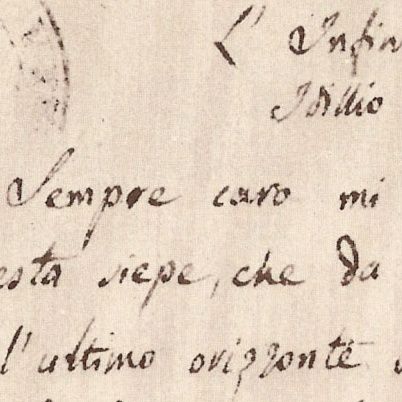 Rassegna stampa della sera e l'Infinito di Leopardi a 200 anni dalla sua scrittura