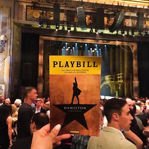 Hamilton at The Hollywood Pantages Theatre