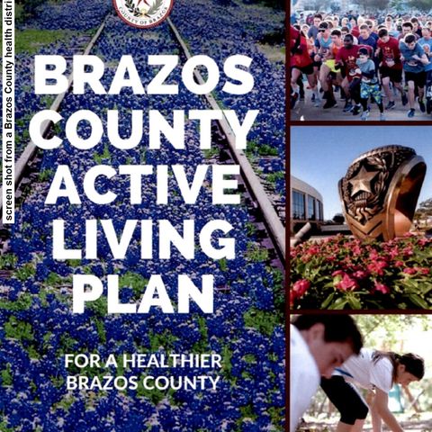 Brazos County health district presents its "Active Living Plan" to county commissioners