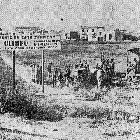 Inauguración de la cancha de Olimpo