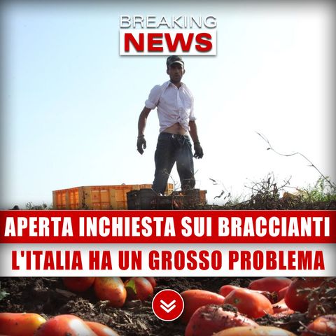 Aperta Inchiesta Sui Braccianti: L'Italia Ha Un Grosso Problema!