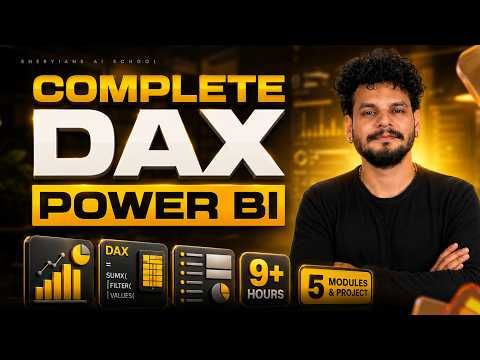 Complete DAX Tutorial for Beginners to Advanced | Power BI Full Course