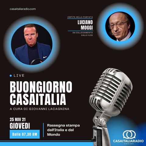 Intervista con Luciano Moggi - BUONGIORNO CASA ITALIA RADIO (25.11.2021)