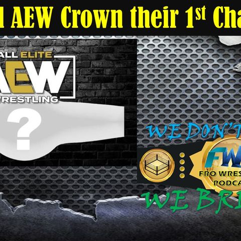 Crowning the First AEW Champion