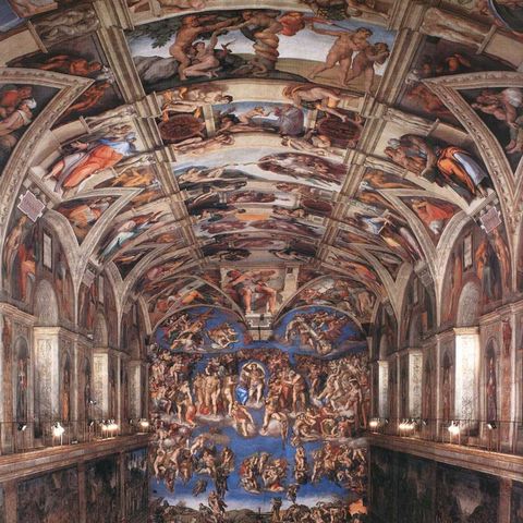 Muzea Watykańskie #6 - Michał Anioł - freski w Kaplicy Sykstyńskiej