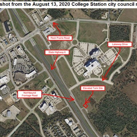 College Station city council awards a contract to build a new water tower