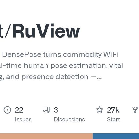 GitHub - ruvnet/RuView: π RuView: WiFi DensePose turns commodity WiFi ...