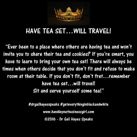Have Tea Set...Will Travel!
