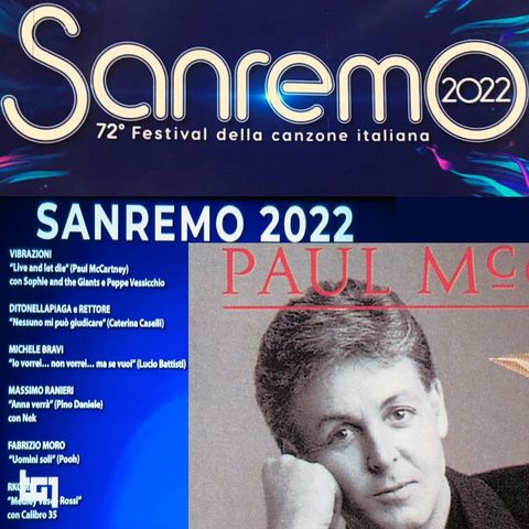 Sanremo 2022: vi parliamo dei duetti per la serata delle cover di venerdì 4 febbraio. Tra i brani scelti anche "Live and let die" dei Wings.