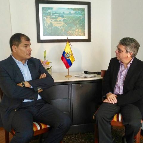 "Me siento totalmente traicionado" Rafael Correa expresidente de Ecuador