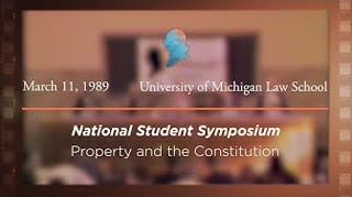 Panel II: Property and the Constitution [Archive Collection]
