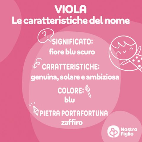 Viola, nome per bambina