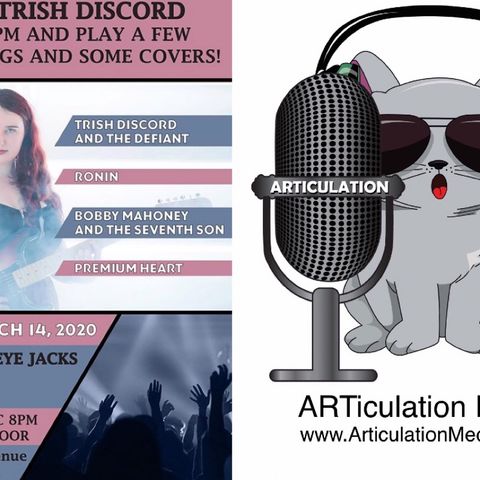 ARTiculation Radio — SATURDAY SOUNDS TO SAVOR (interview w/ Trish Discord)